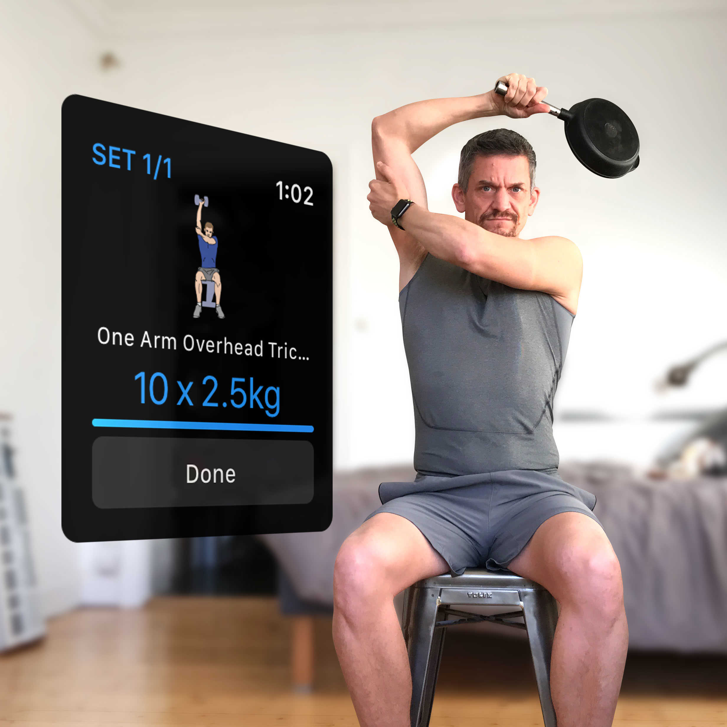 Kill it with a skillet in Week 2 of our CultFit Home Workout.