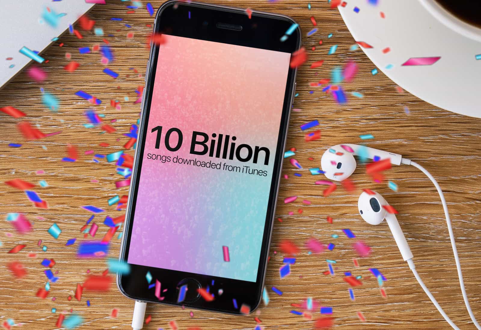 With iTunes 10 billion downloads milestone, Apple becomes the world's biggest music vendor.