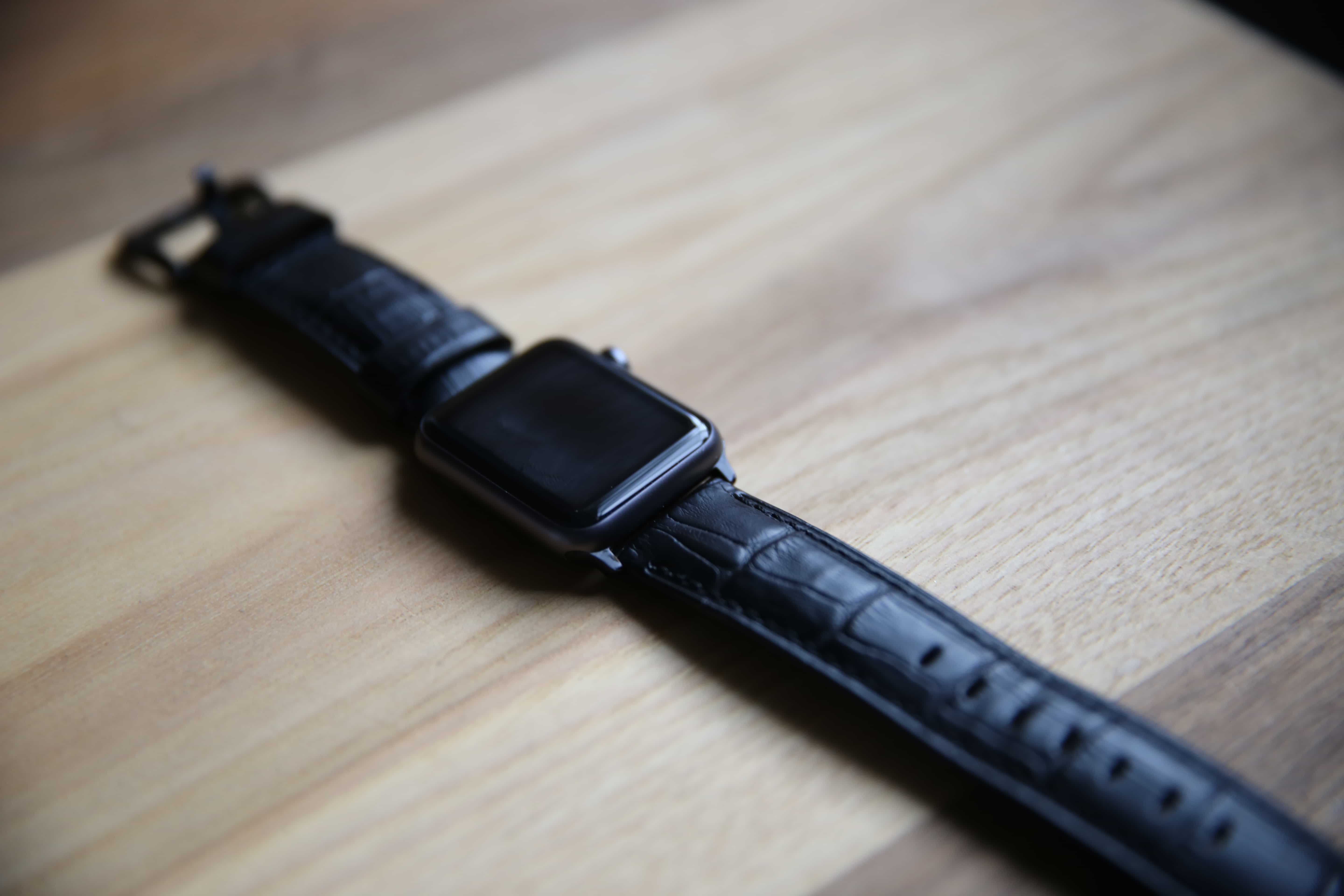 Strapple Crocodilus Apple Watch strap