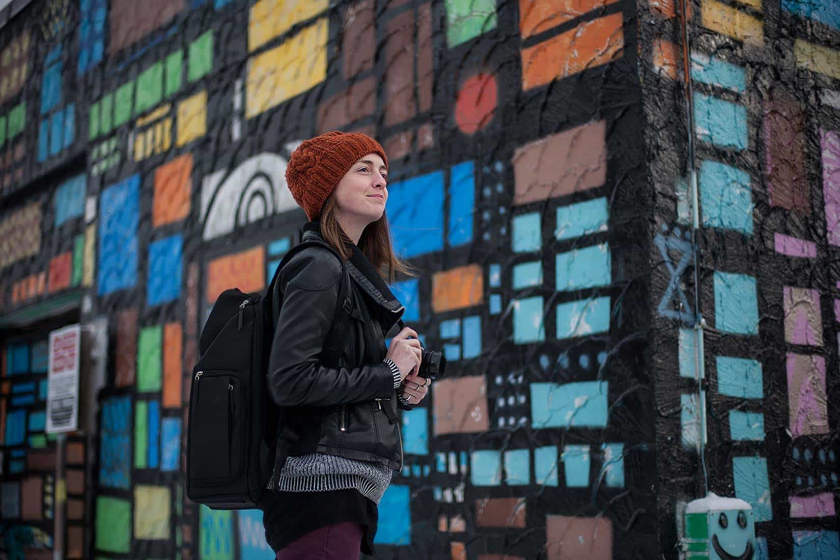 The Moshi Arcus backpack wants to shoulder the weight of all you carry for a day's work or travel.