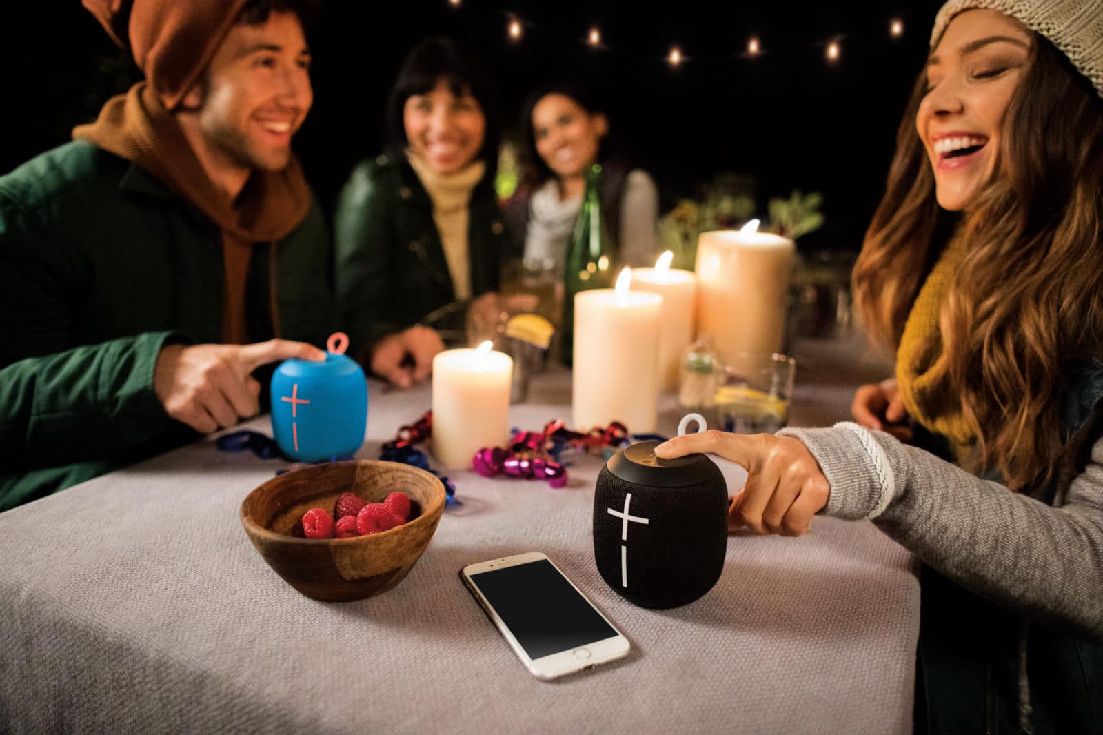 The UE Wonderboom is totally ready to party.