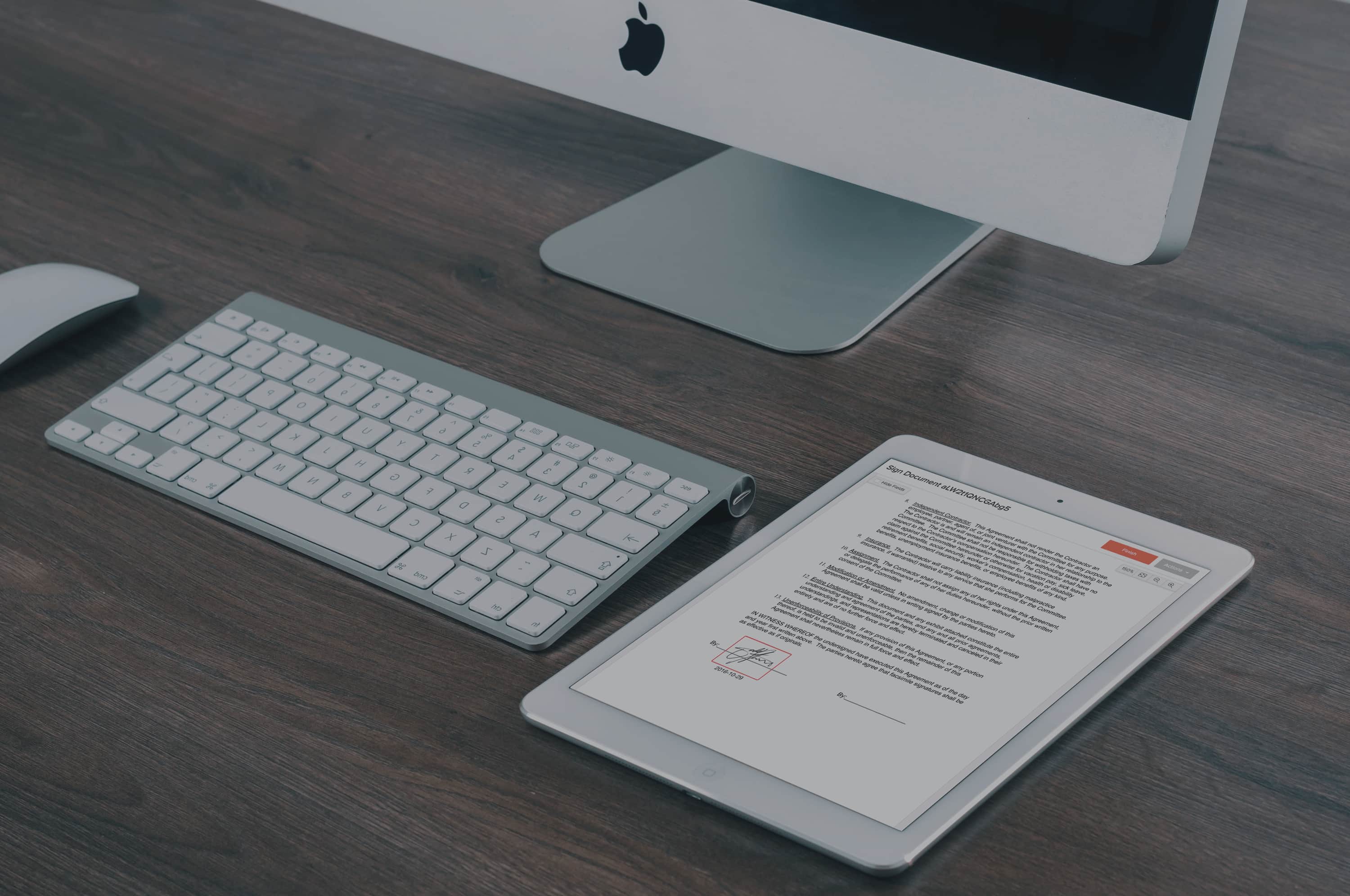 Use Eversign to create legally binding documents.