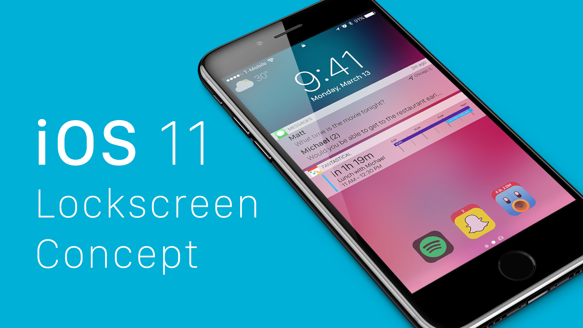 The iPhone's lockscreen could use some changes.