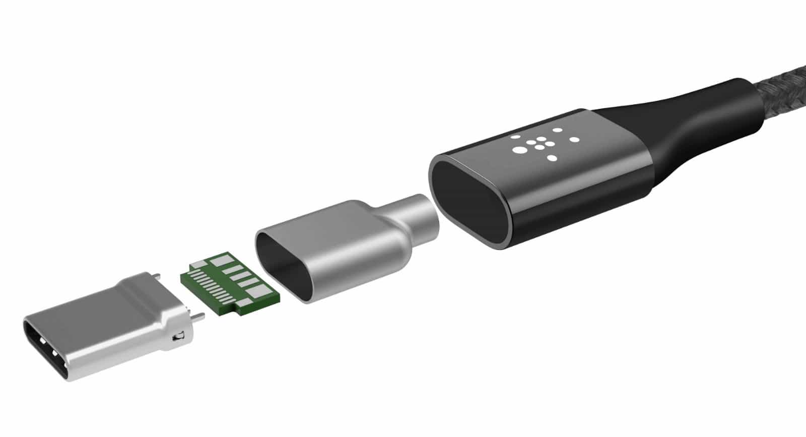 Belkin Mixit DuraTek USB-C cable exploded view