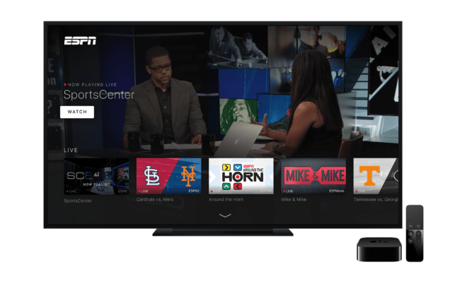 Get your hands on the new ESPN app for Apple TV now.