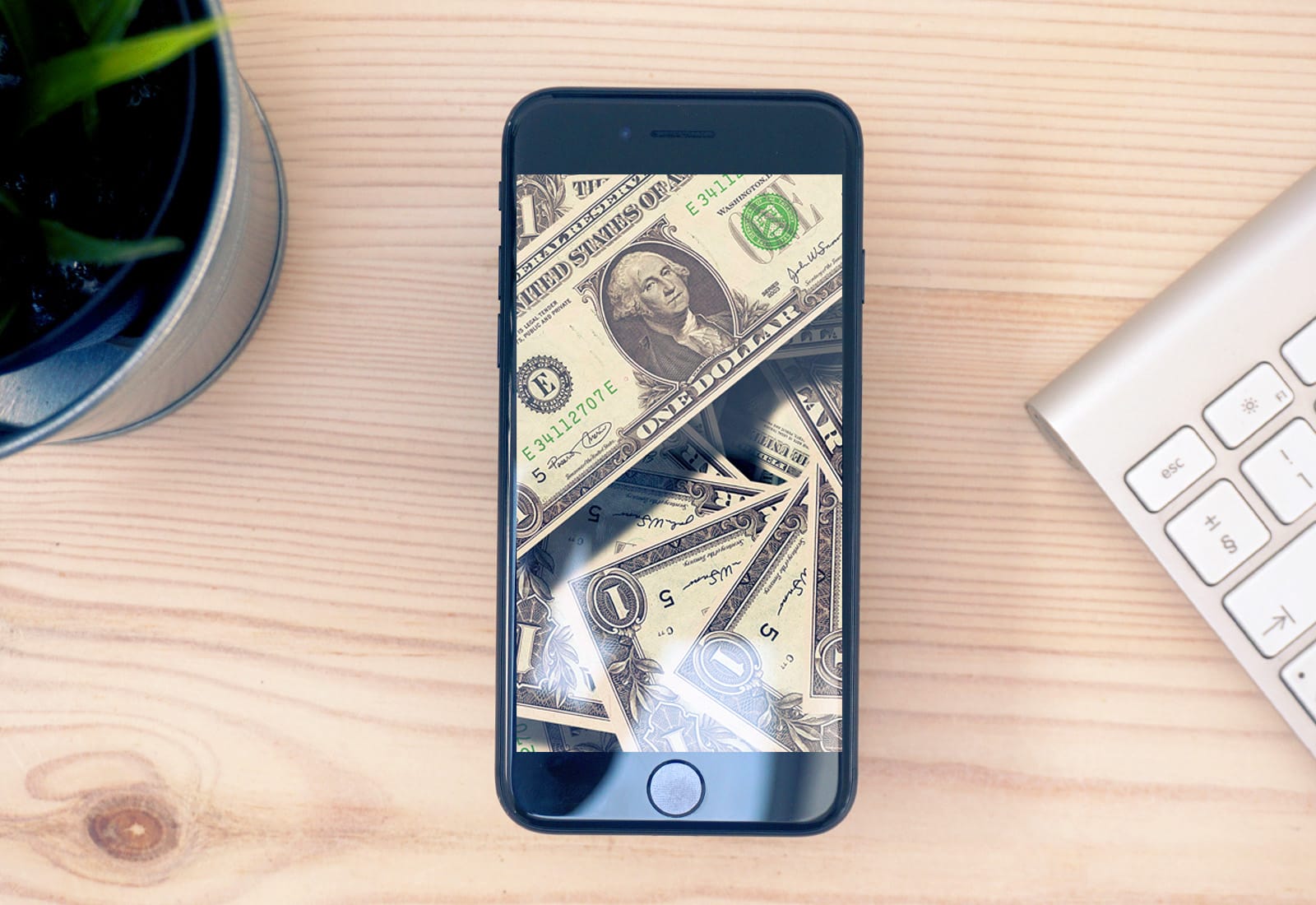 Apple is made of money.