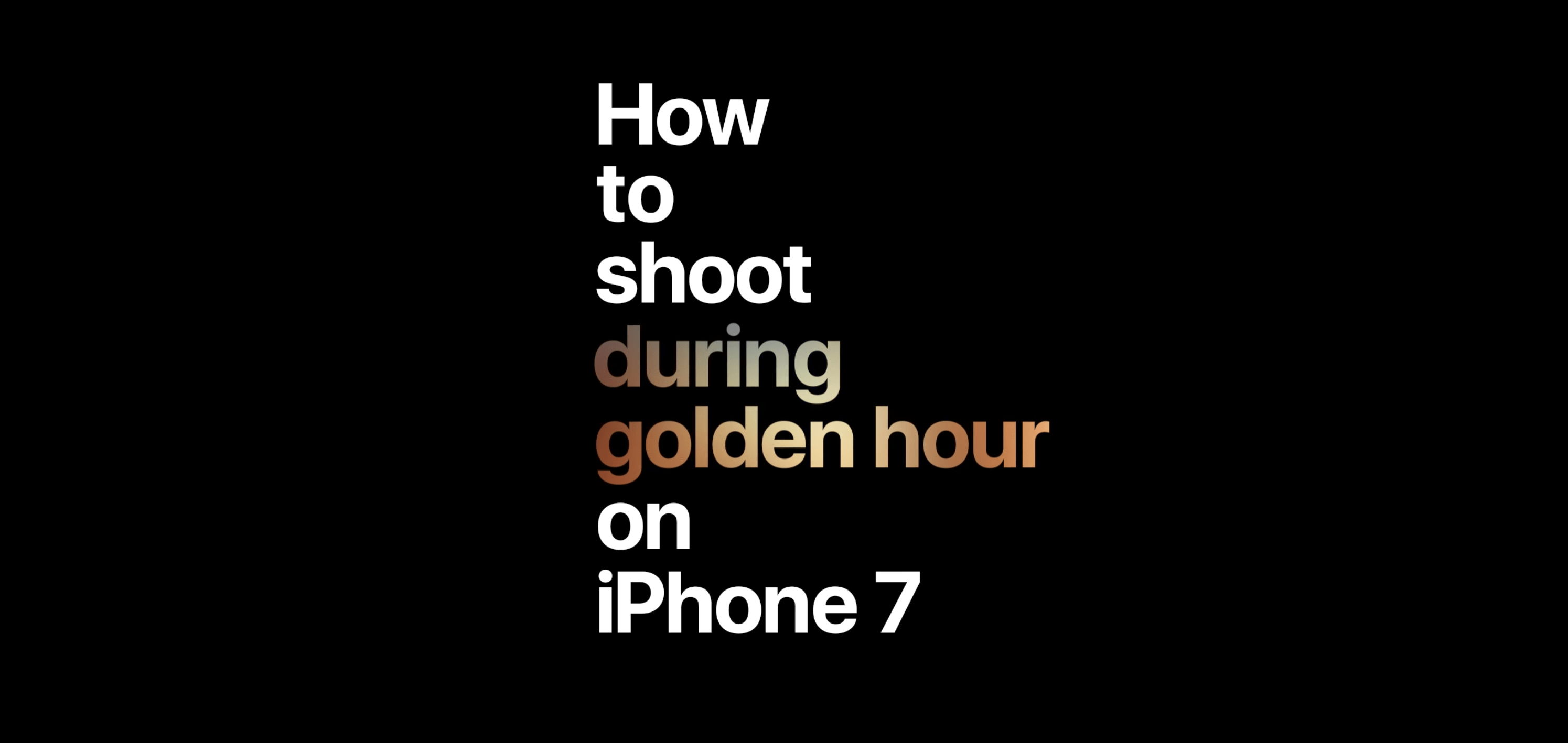 Apple wants to help you shoot better photos.