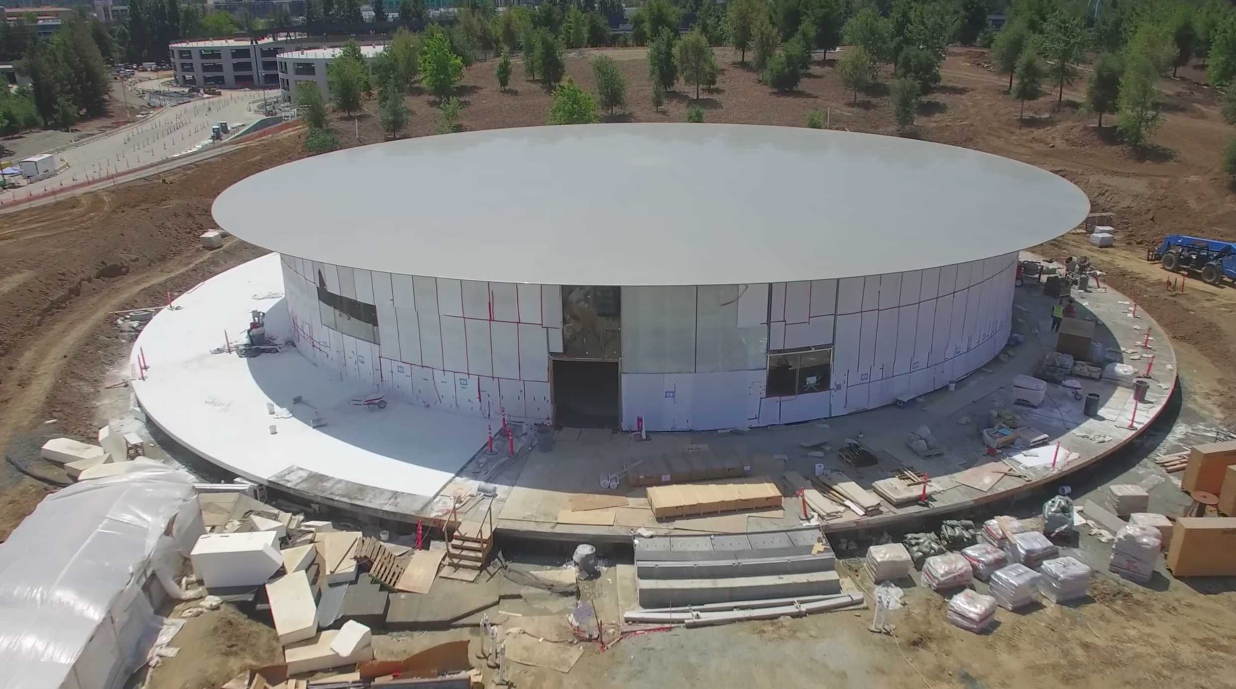 The Steve Jobs Theatre still isn't ready to host events.