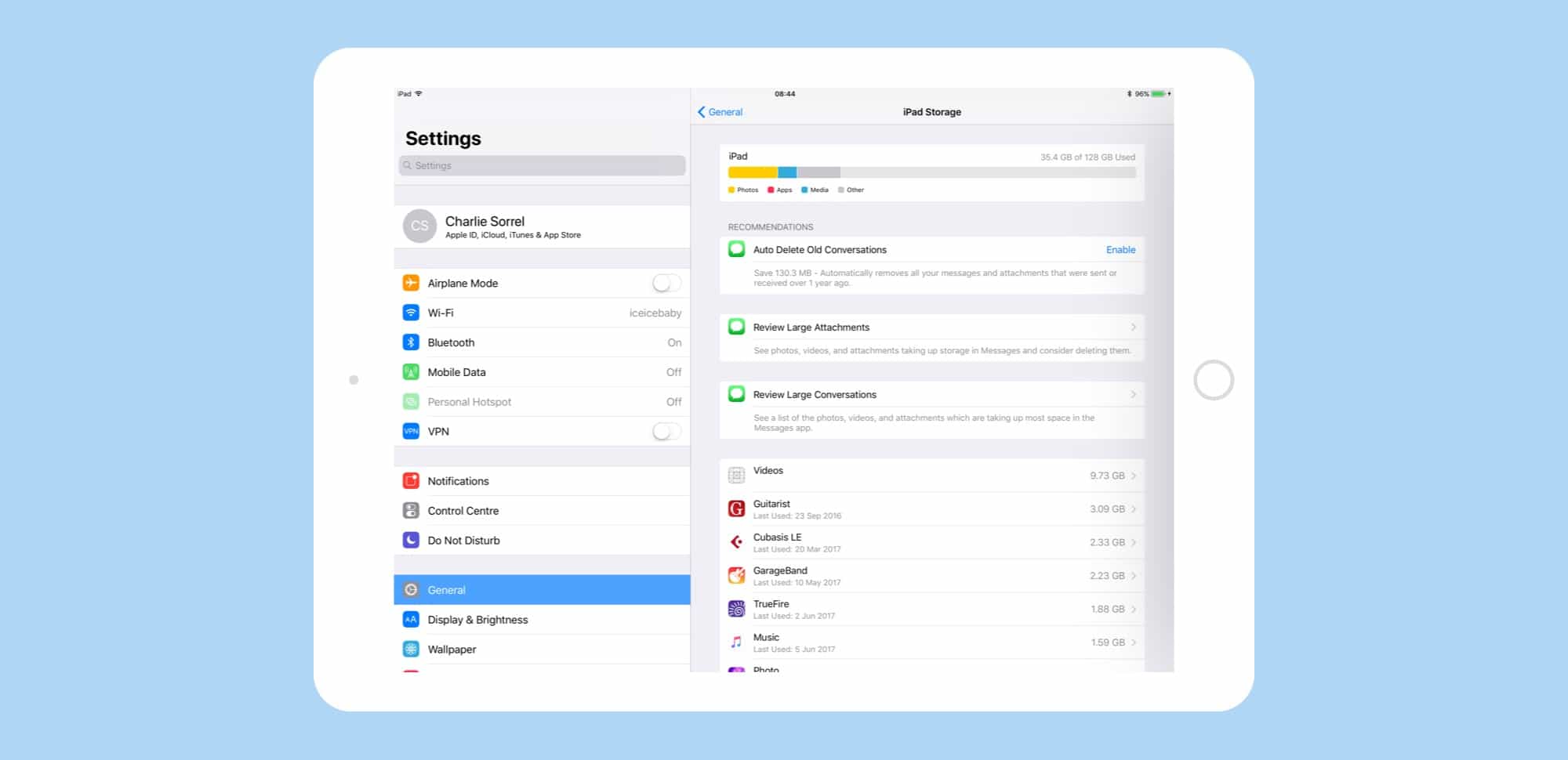 iMessage storage
