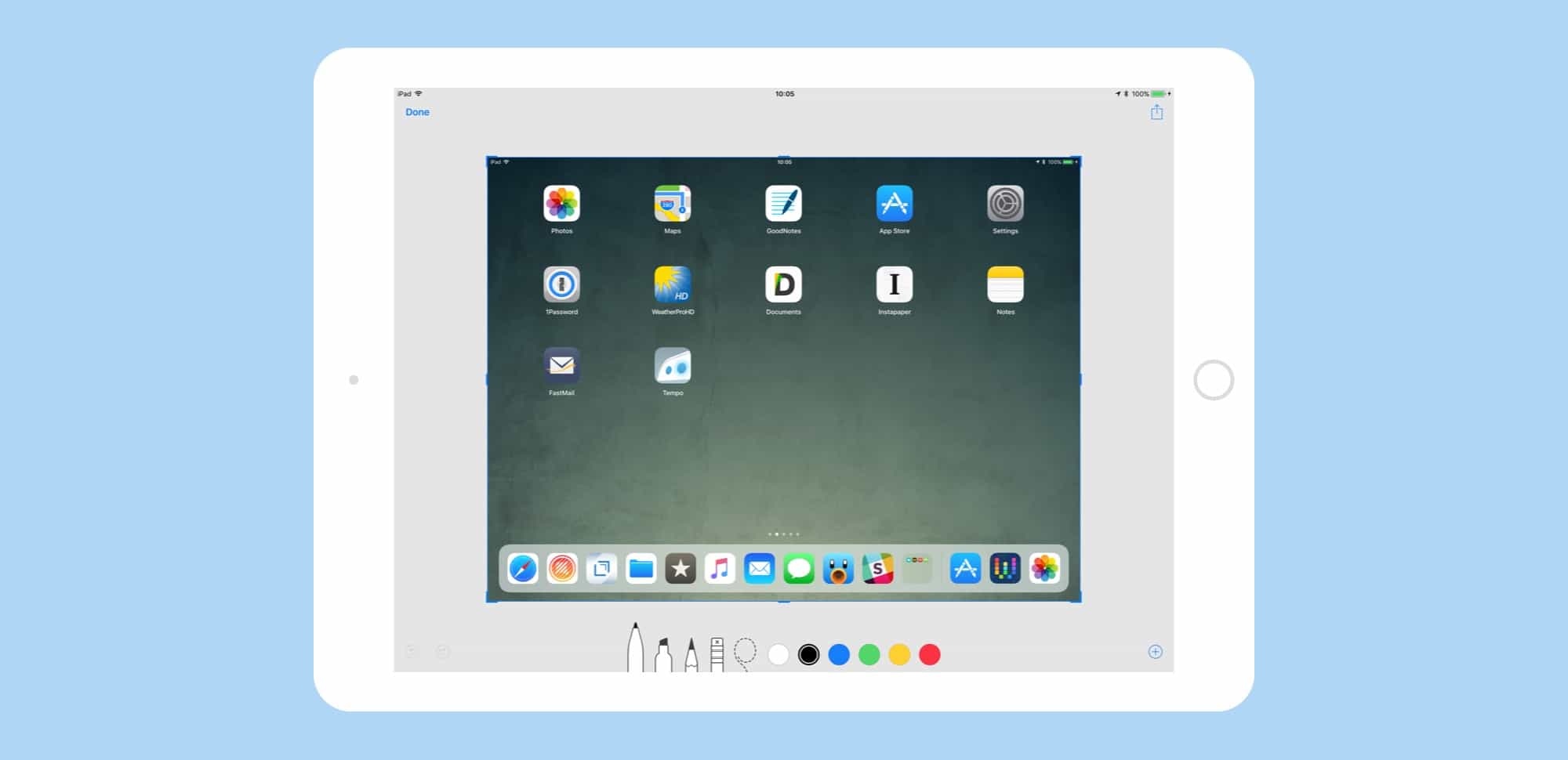screenshot markup