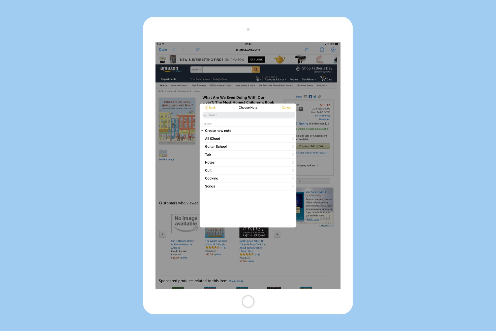 search notes iOS 11