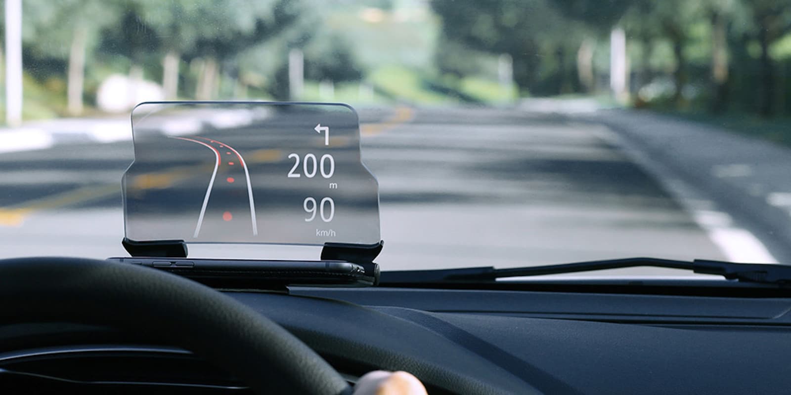 Hudway Glass Display