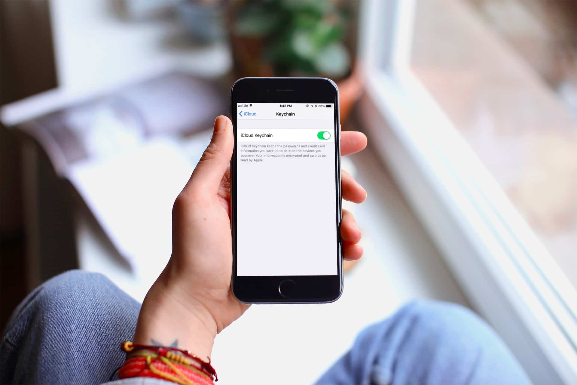setup iCloud keychain