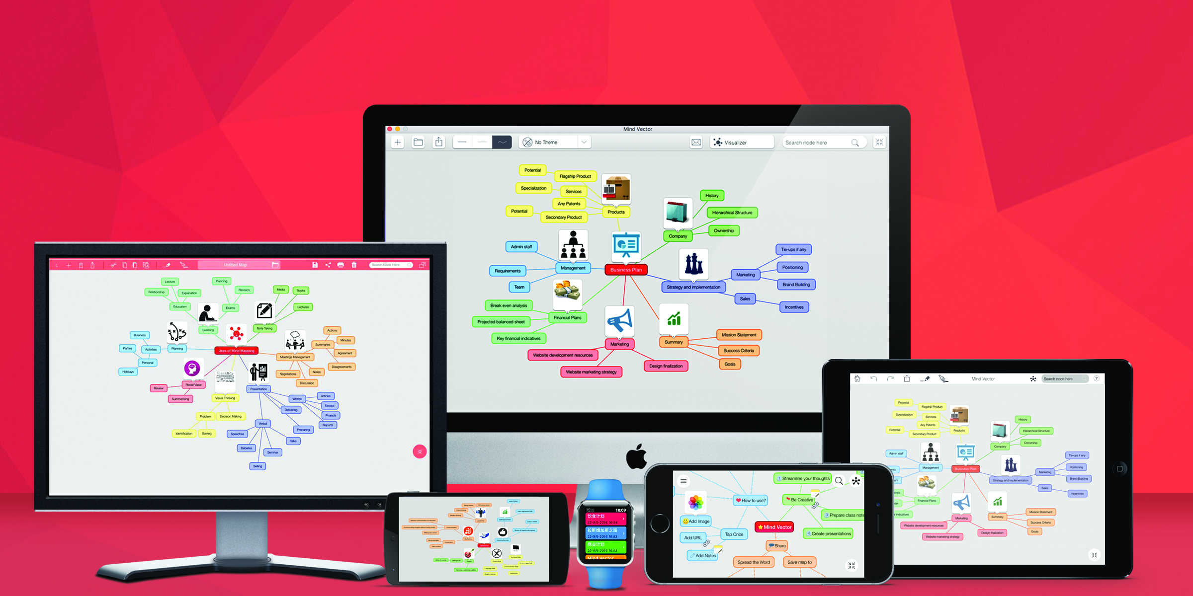 Mind mapping with Mind Vector