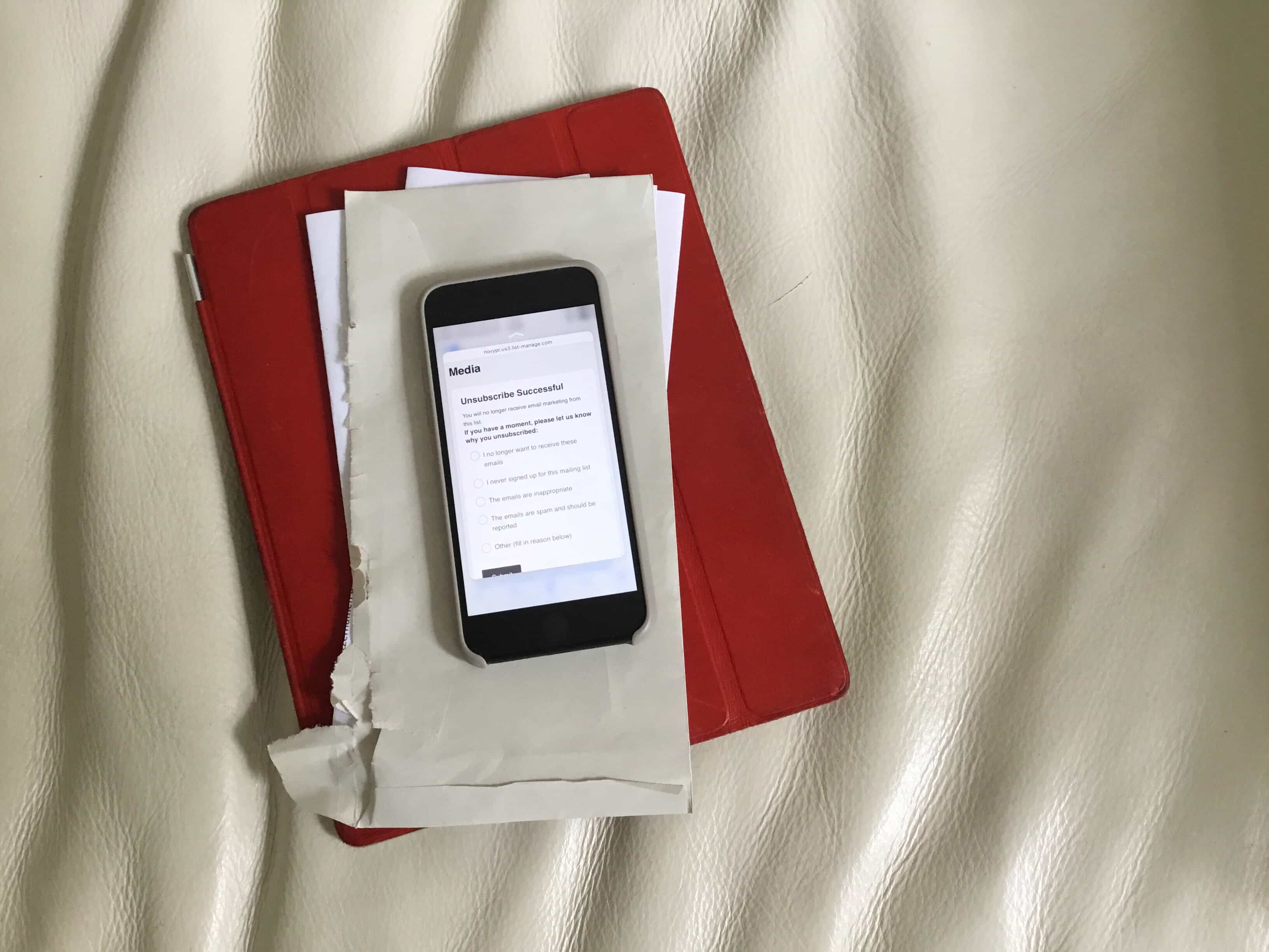 unsubscribe with 3d touch