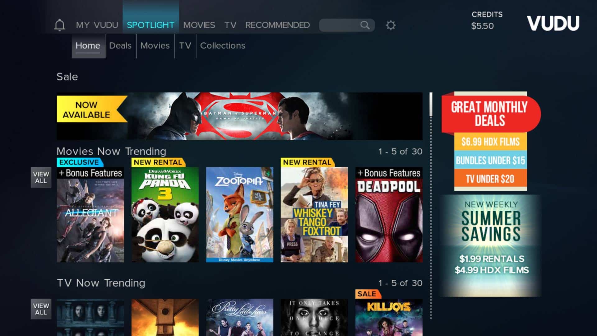 Vudu app