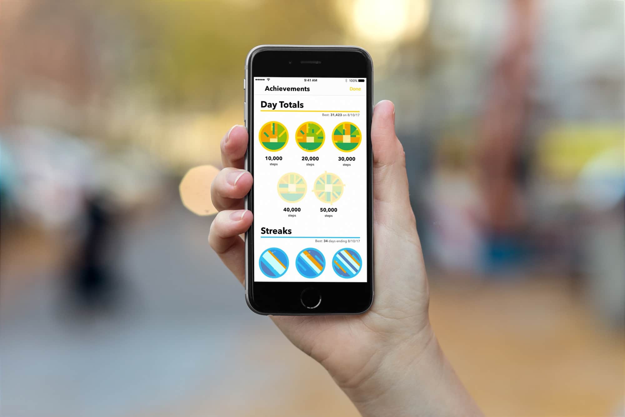 pedometer 3 achievements