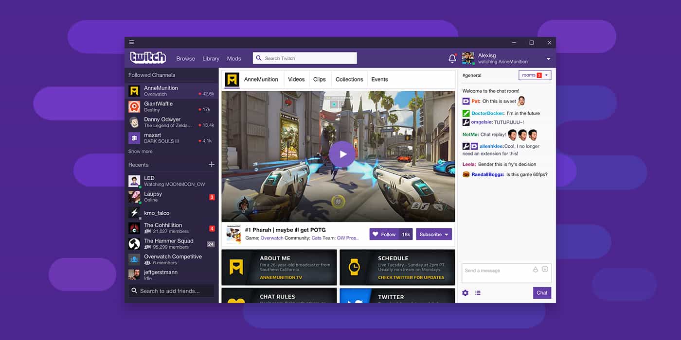 Twitch livestream