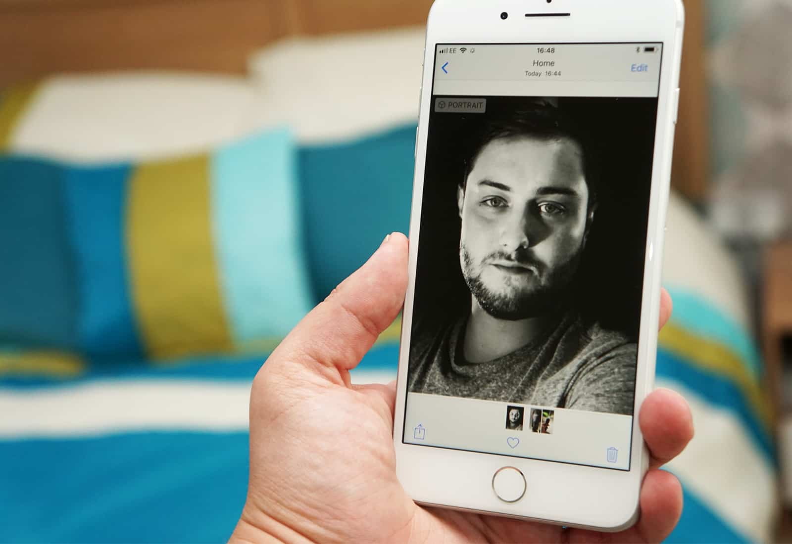 iPhone 8 Plus portrait lighting camera