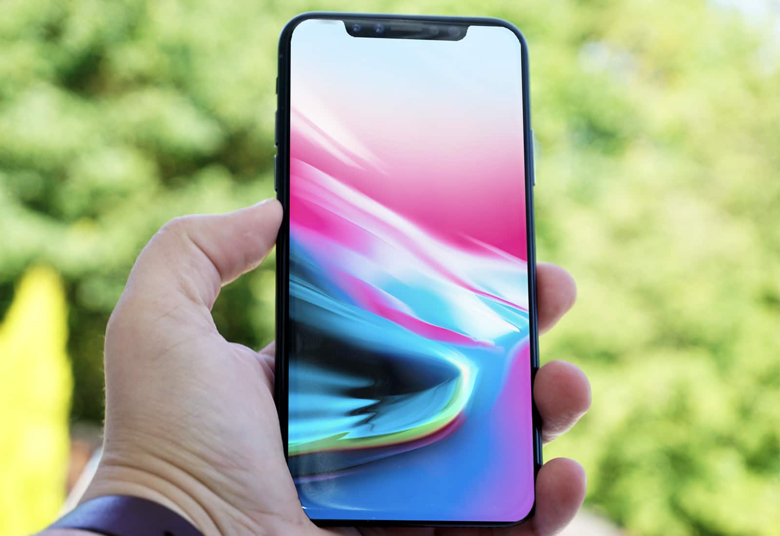 Another apparent leak from Apple serves up more details about the upcoming products, including this swirly new iPhone wallpaper leaked