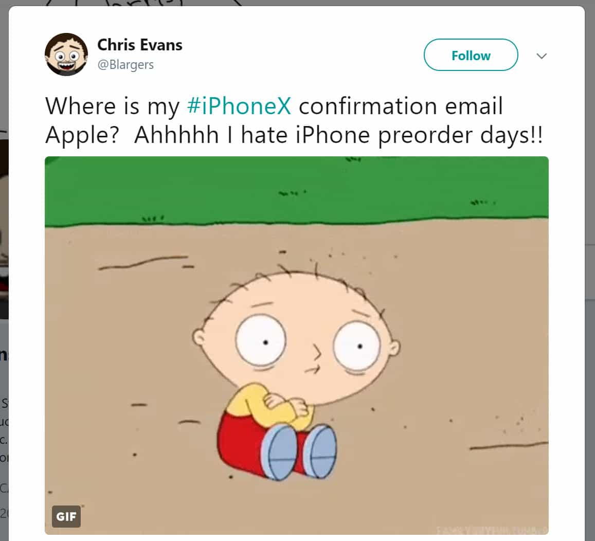 iPhone X pre-order