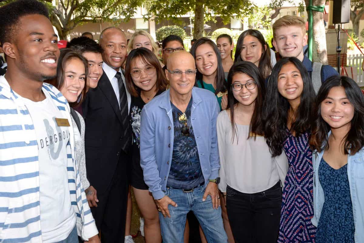 Jimmy Iovine and Dr. Dre.