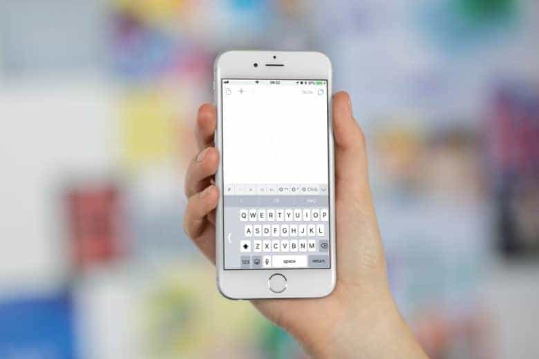 iOS 11 keyboard