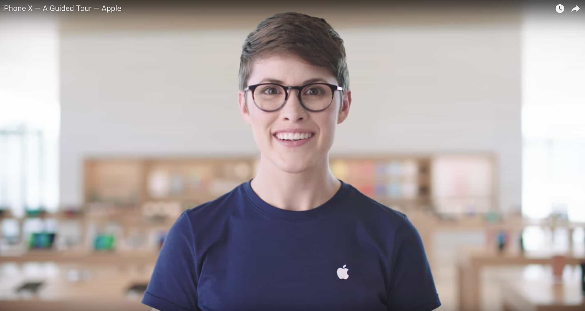 Guided tour of iPhone X on YouTube