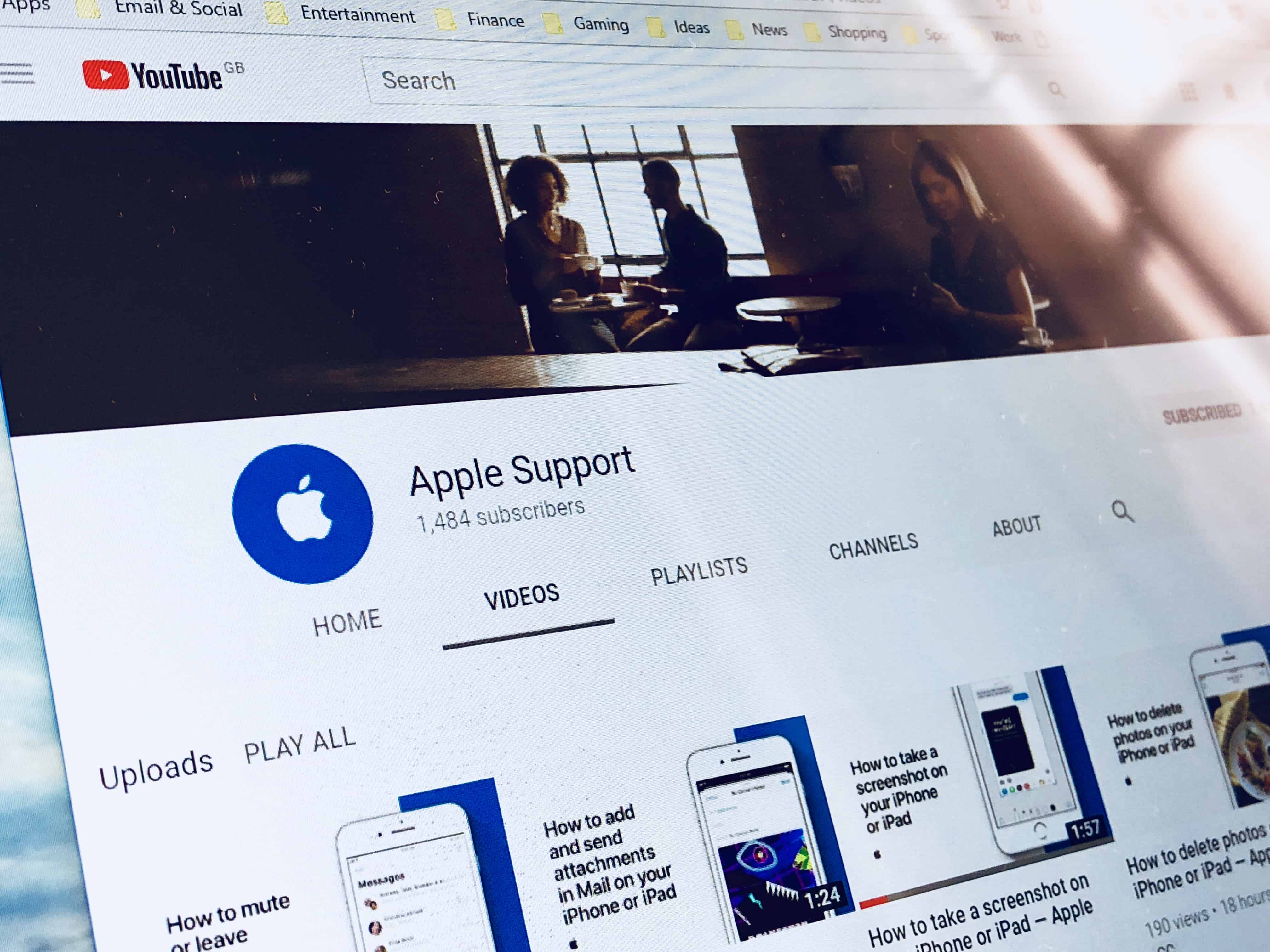 Apple Support YouTube