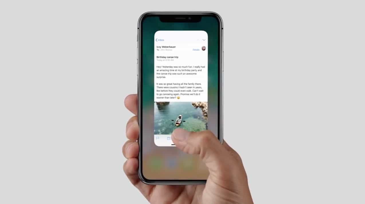 gestures iPhone x