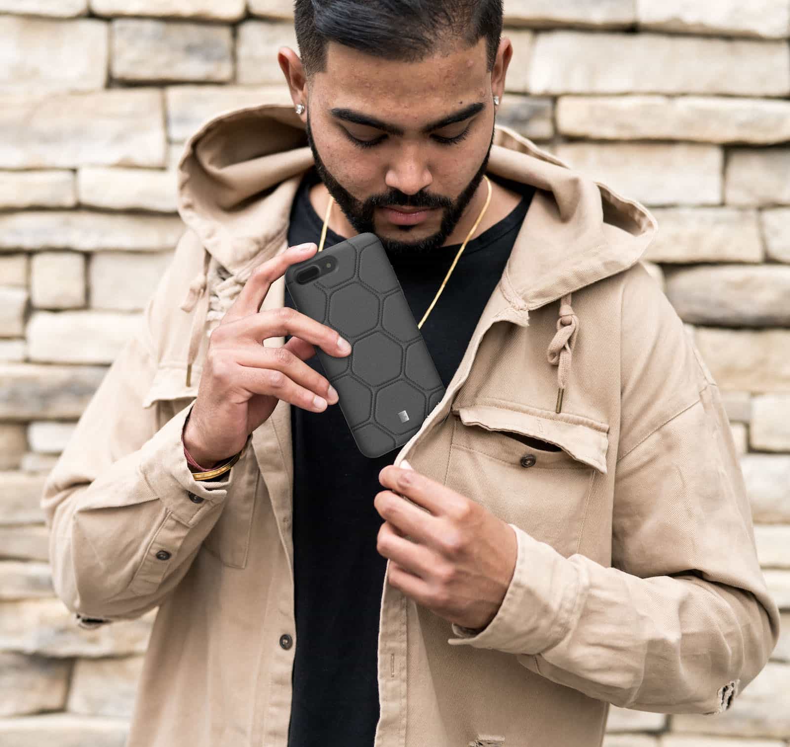 The Stitched iPhone case lint roller