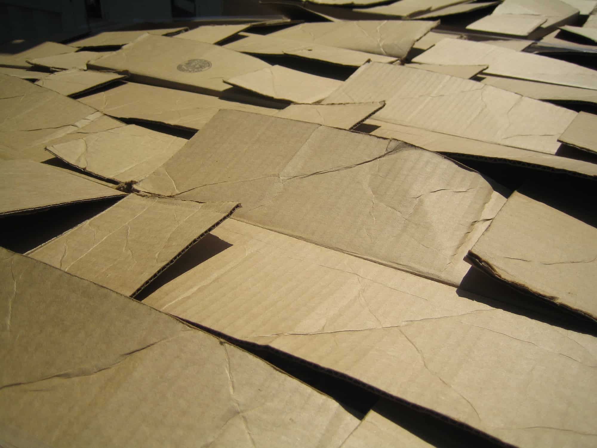 cardboard boxes