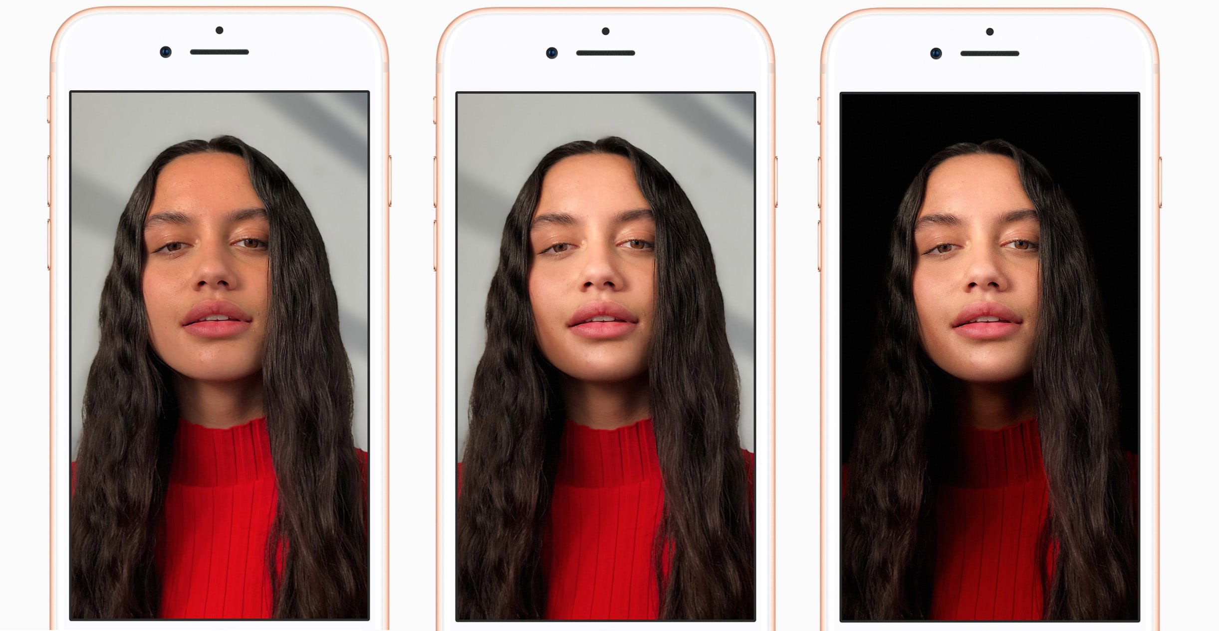 Portrait Lighting in selfies. Humankind can now sit back and relax.