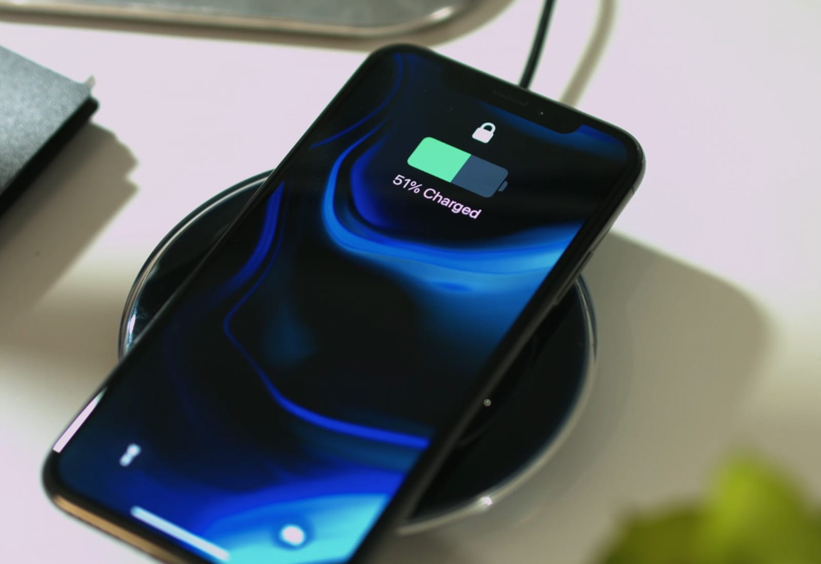 iPhone X charging