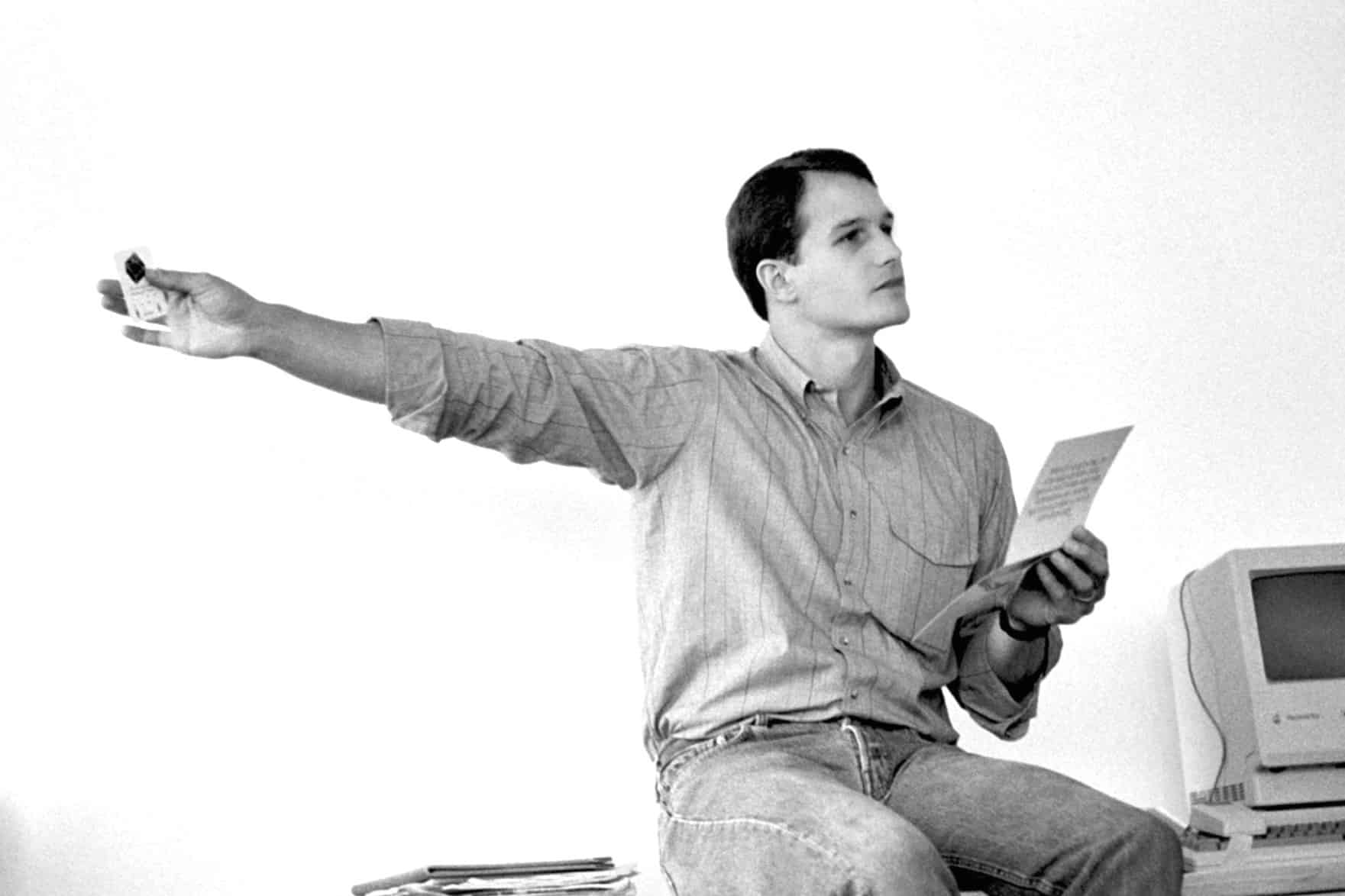 Dan’l Lewin in NeXT’s Palo Alto, California, offices, 1986–1987.