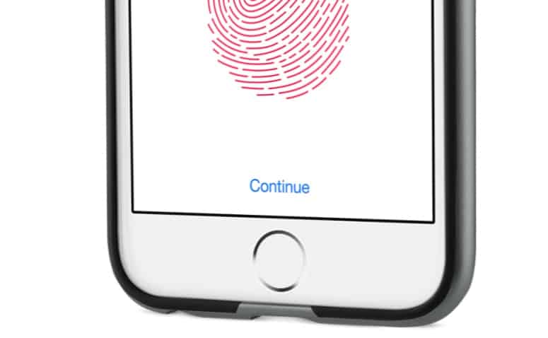 Touch ID on iPhone