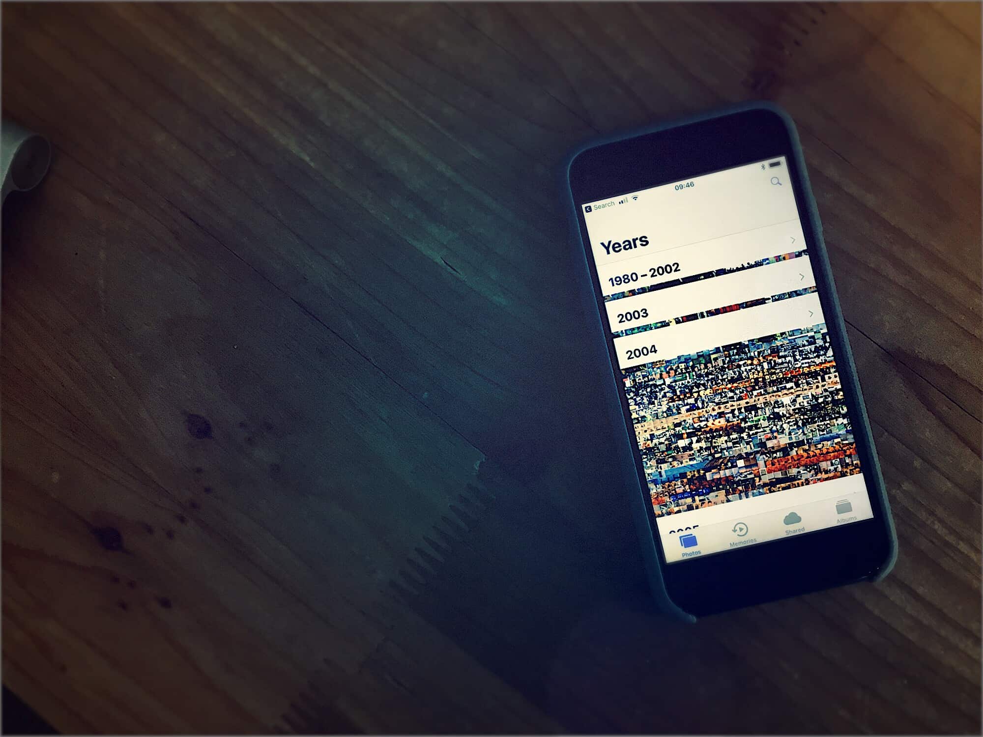 scroll photos