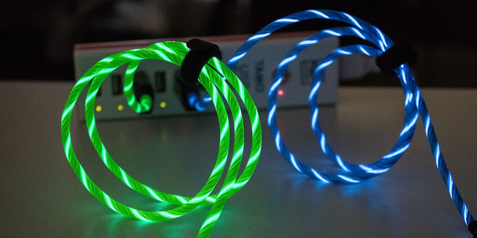 Add some fun and visibility to your boring old Lightning cables.