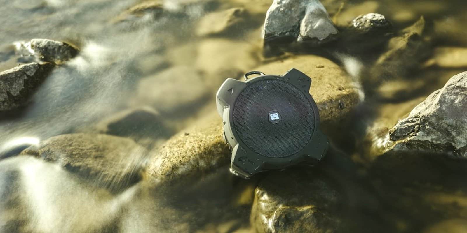 This portable Bluetooth speaker sounds great and can survive almost anything.