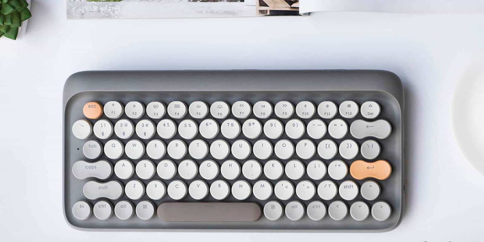 This mechanical keyboard merges tactile typing with hip design.