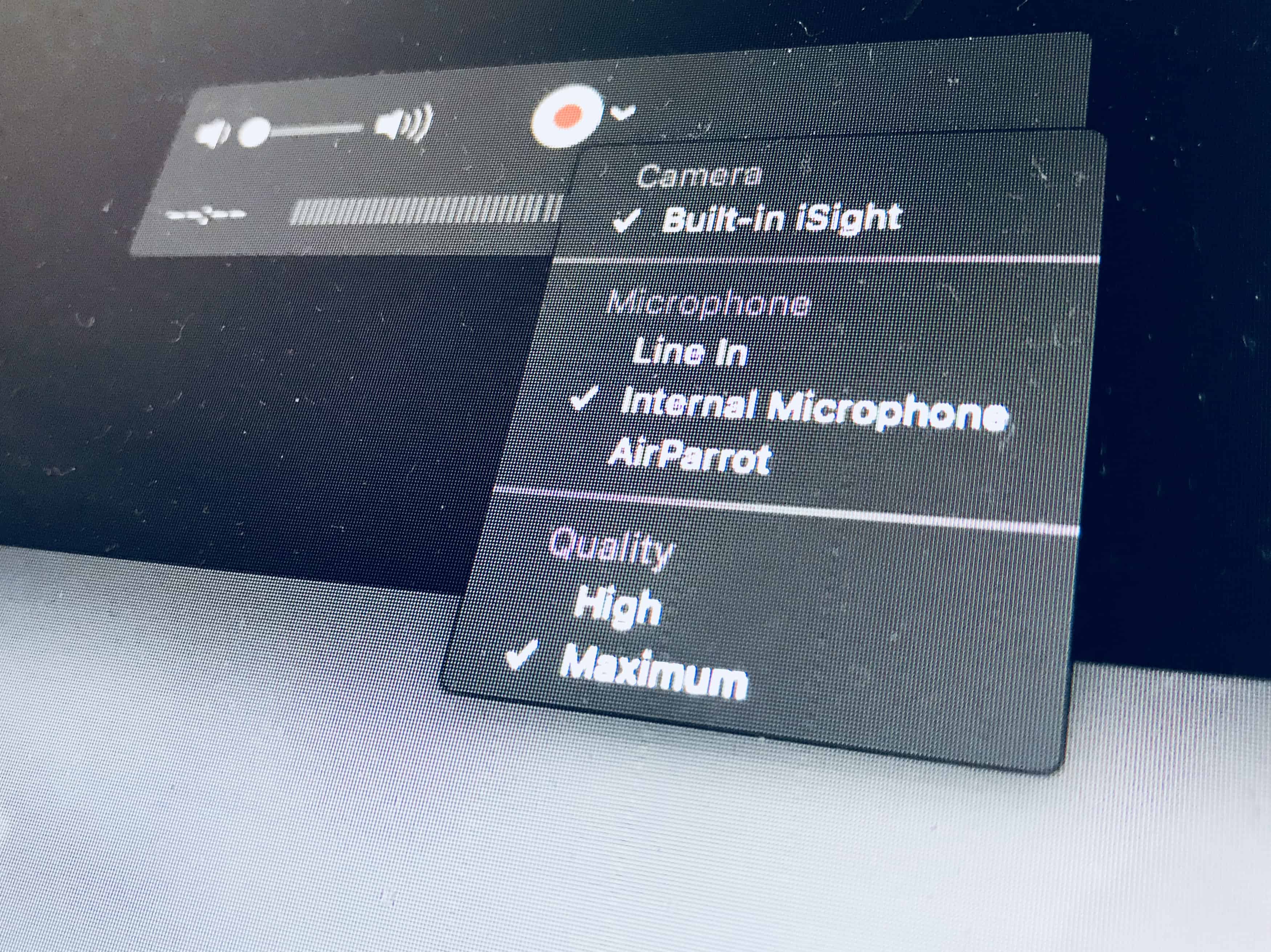 record Apple TV quicktime