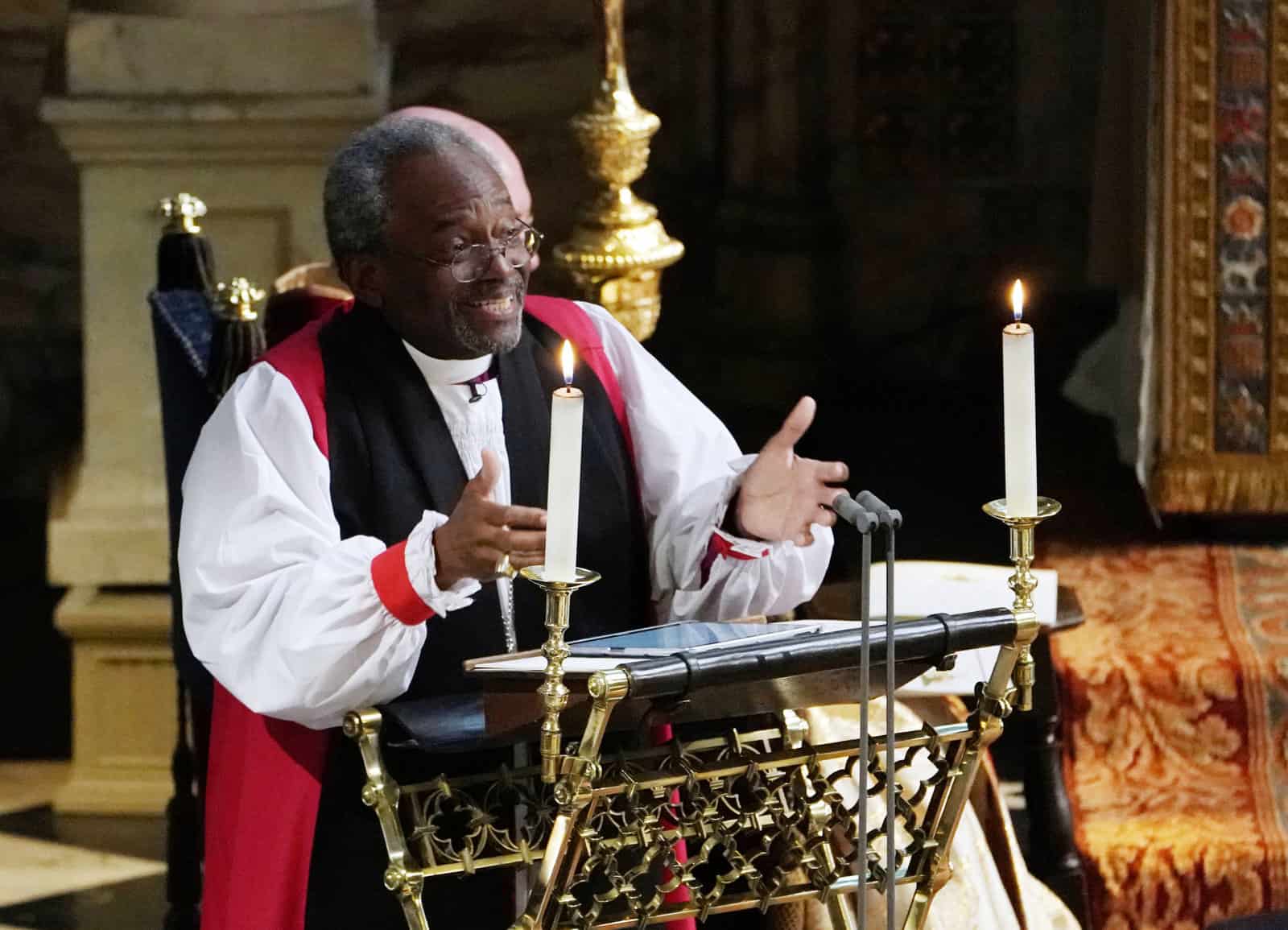 A royal wedding is a traditional affair, but an iPad still made an appearance.