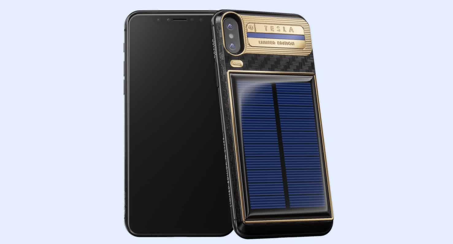 iPhone X Tesla