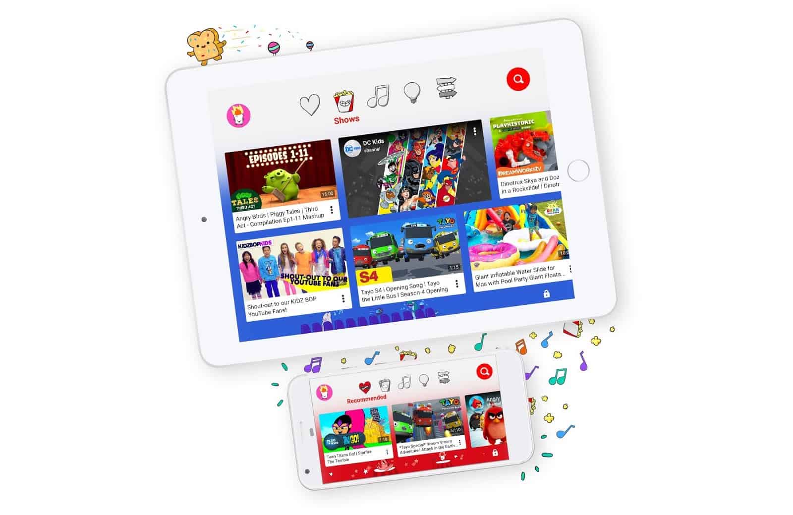 YouTube Kids app restrictions