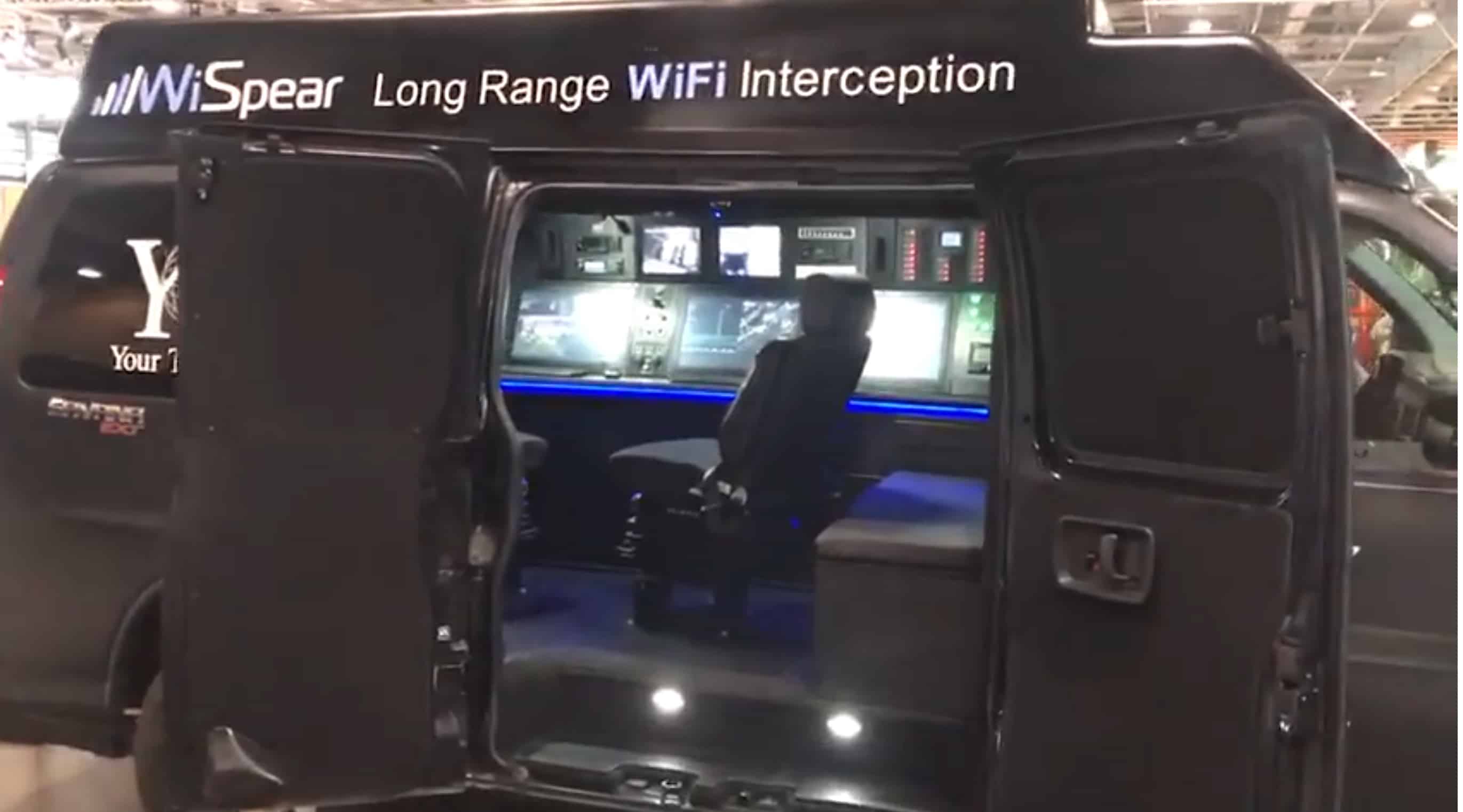 WiSpear iPhone hacking van