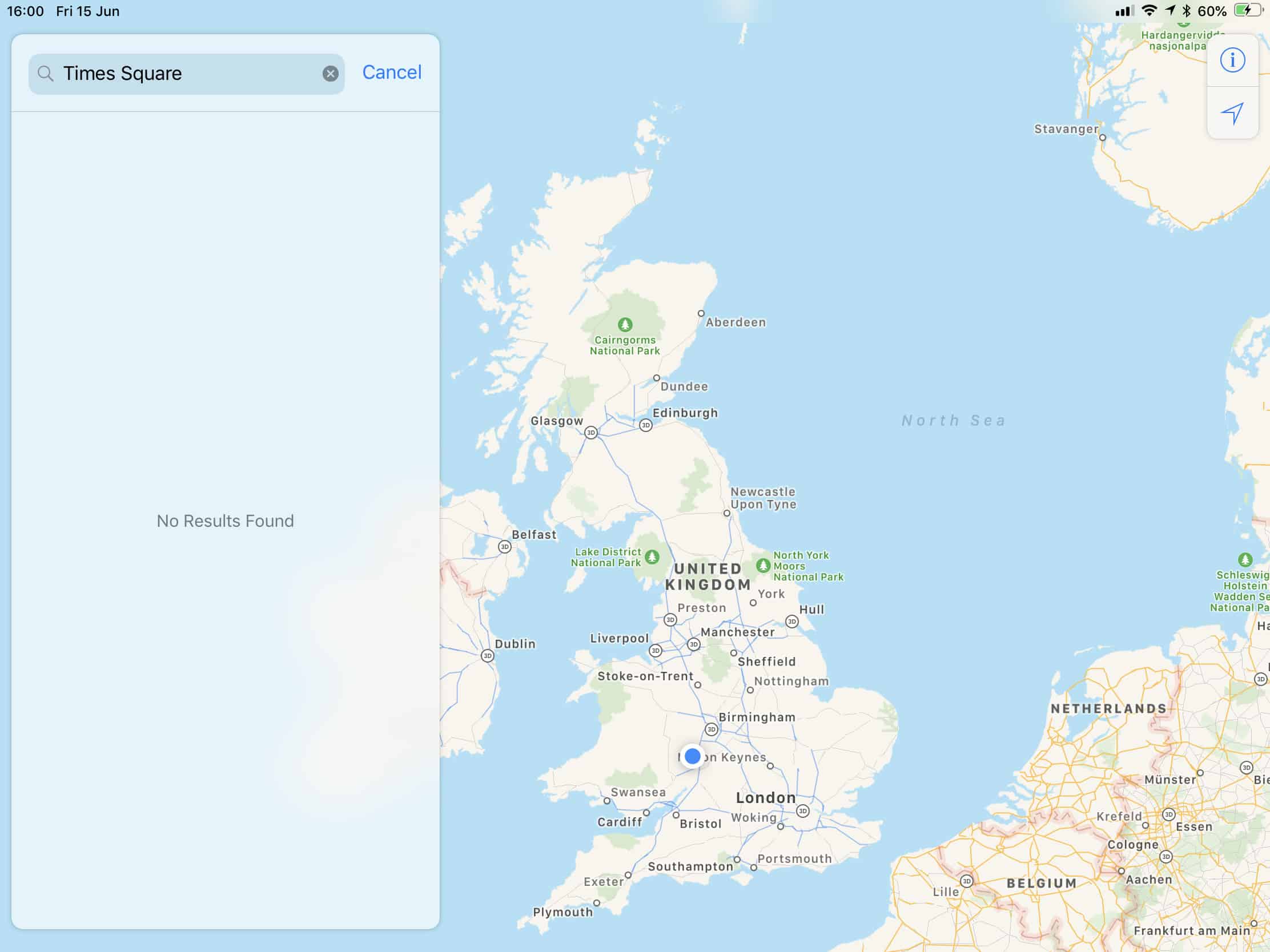 Apple Maps outage