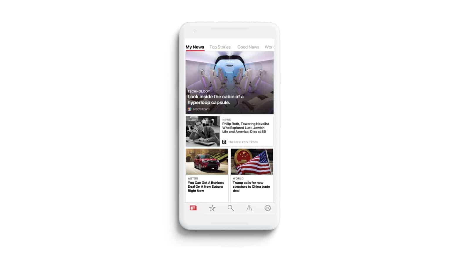 Microsoft News on iOS