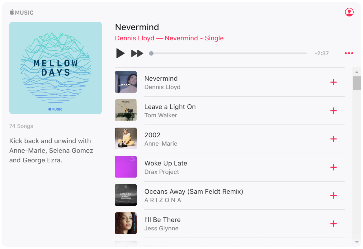 Apple Music on the web