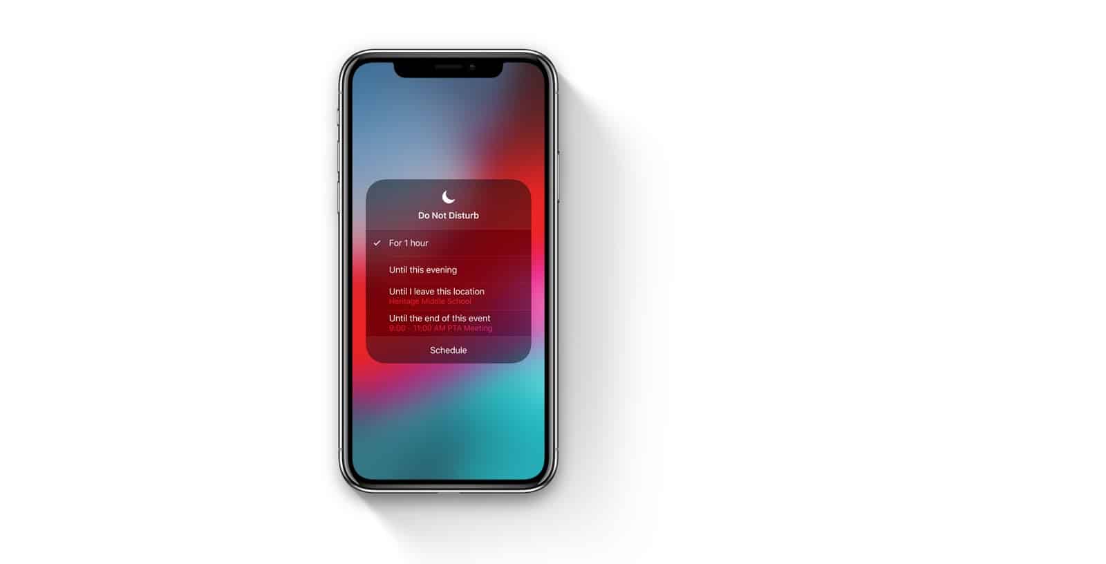 Do Not Disturb ios 12